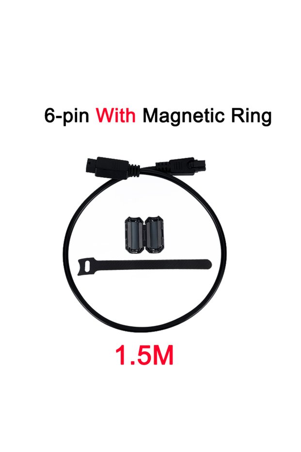 With Magnetic ring For Bambu Lab H2D X1 P1 Series/Kobra S1/Creality CFS 3D Printer 6pin Extension Ca