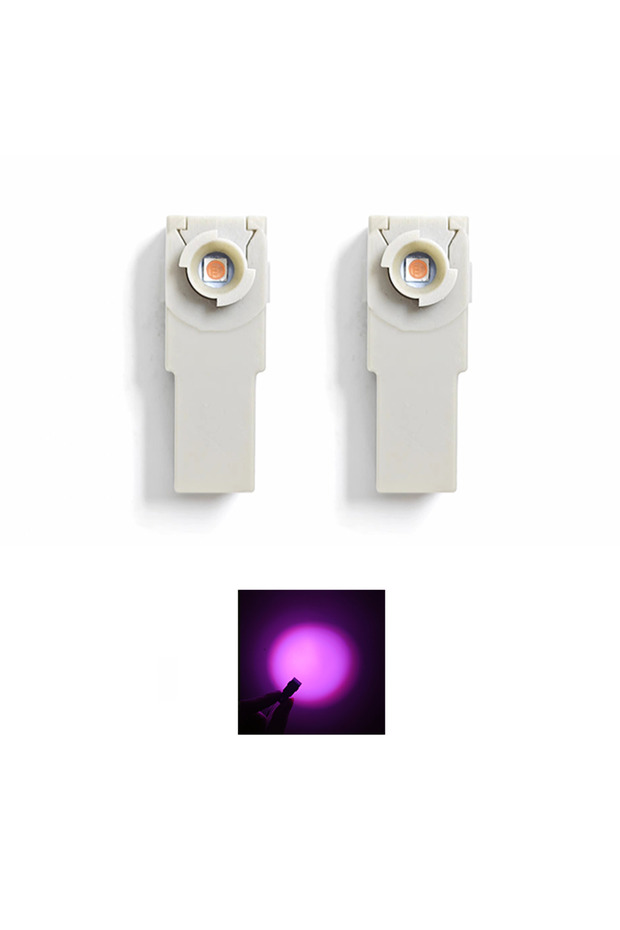 2Pcs Pink 2Pcs LED Interior Light For Toyota Mazda Subaru Yaris Camry Corolla Cross Decorative Foot