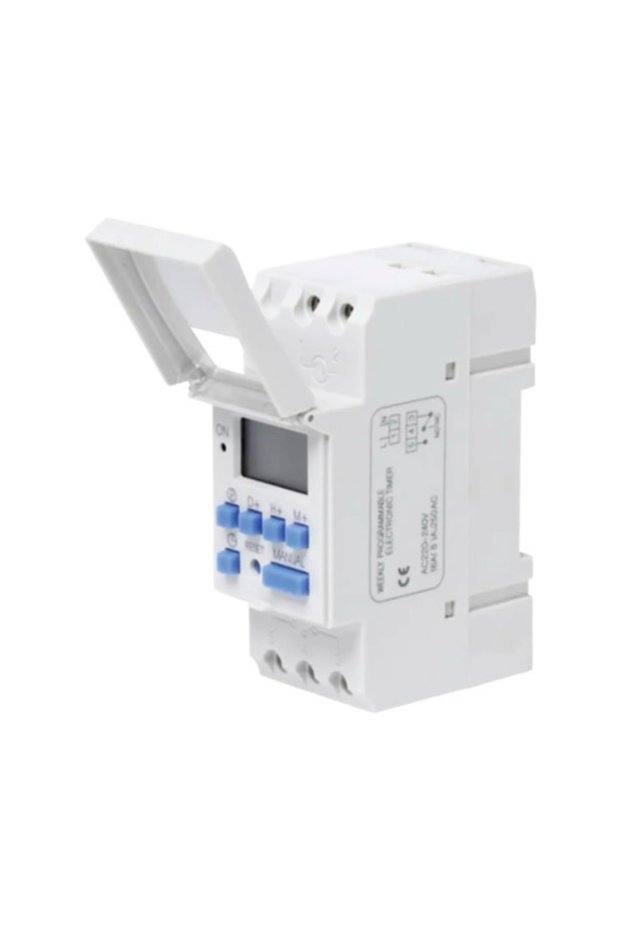 Elvon digital timer clock daily/weekly 16A
