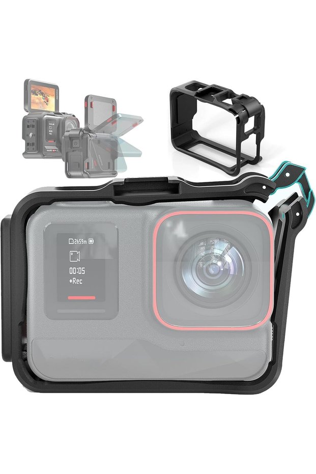 Camera Frame Cage, Compatible with Ace Pro 2 and Ace Pro Action Cameras, Protective Frame wit