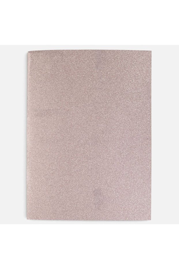 A6 Pink Glitter Notebook - 60 Sheets