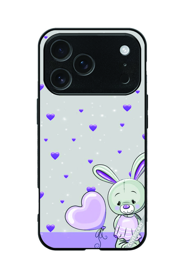 Protective Printed Case Cover for iPhone 17 Pro Bunny Design 01 Multicolor