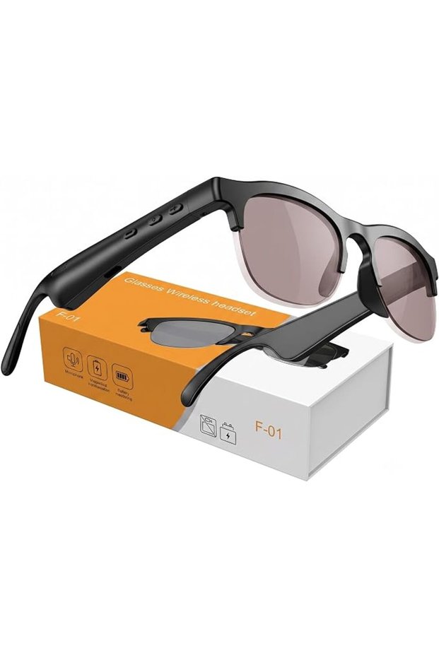 F-01 Smart Bluetooth Audio Sunglasses with UV400 Polarised Lenses