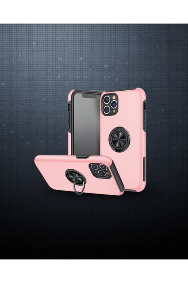 Apple iPhone 11 Pro Max Case Elite Ring Cover - Pink