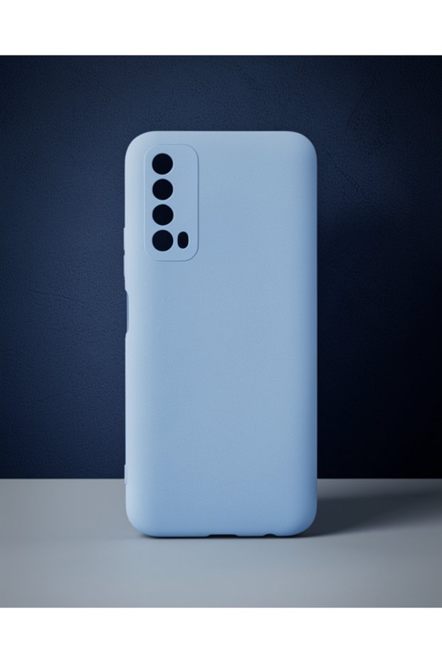 Huawei P Smart 2021 Case Nano Velvet Silicone Inside - Blue