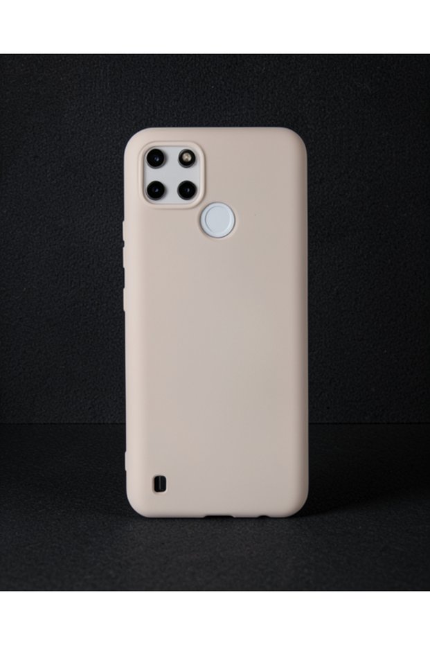 Realme C25Y Case Nano Velvet Silicone Inside - Powder