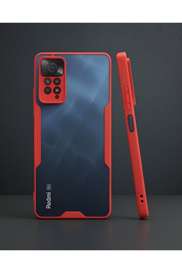 Xiaomi Redmi Note 11 Pro Case Platinum Silicone - Red