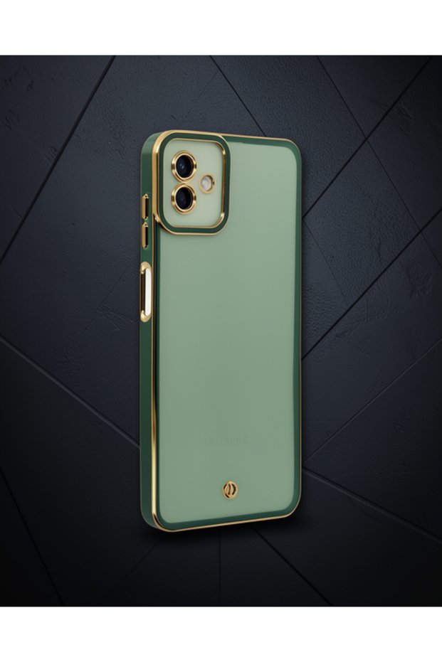 Samsung galaxy a04 case liva lens silicone - green