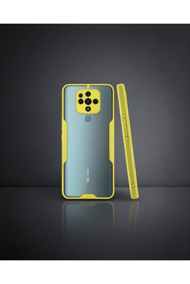 Tecno camon 16 platinum silicone case - yellow