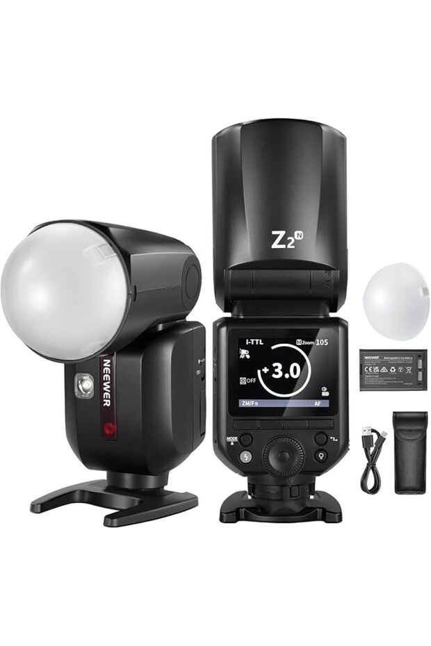 فلاش Z2PRO-S 2.4G TTL برأس دائري متوافق مع سوني