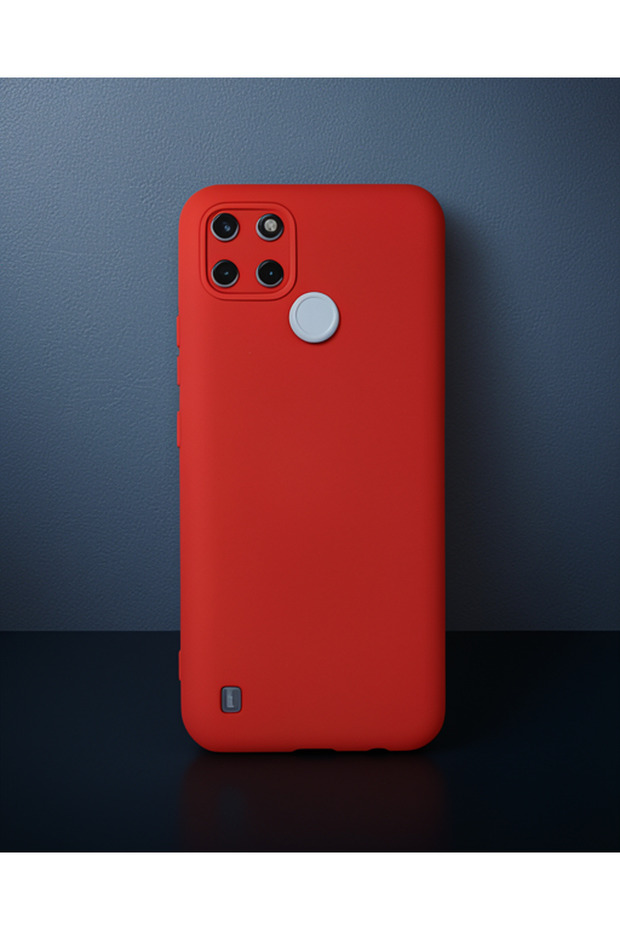 Realme C25Y Case Nano Velvet Silicone Inside - Red