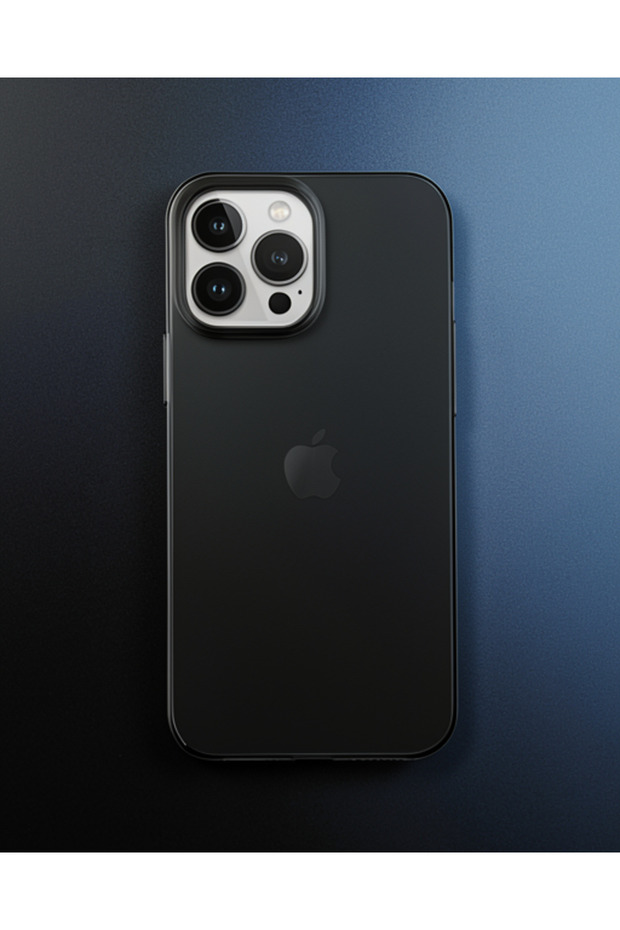 Apple iPhone 14 Pro Case Pc Hard Transparent Cover - Black