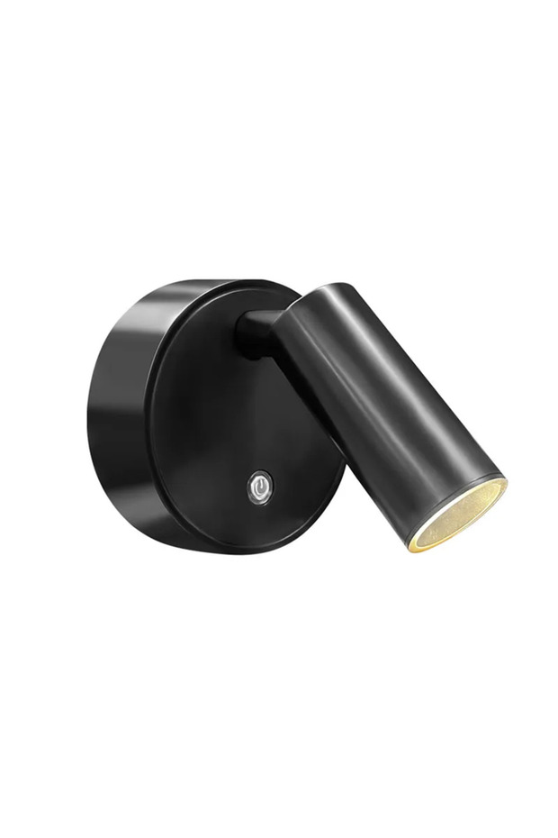 2PCS Black LED Light Magnetic Type-C Rechargeable Touch Switch Wall Lights Spotlight Cordless Dimmab