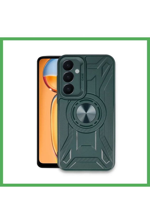 Samsung Galaxy A05S Compatible Case Lincoln Silicone - Dark Green Bezoss