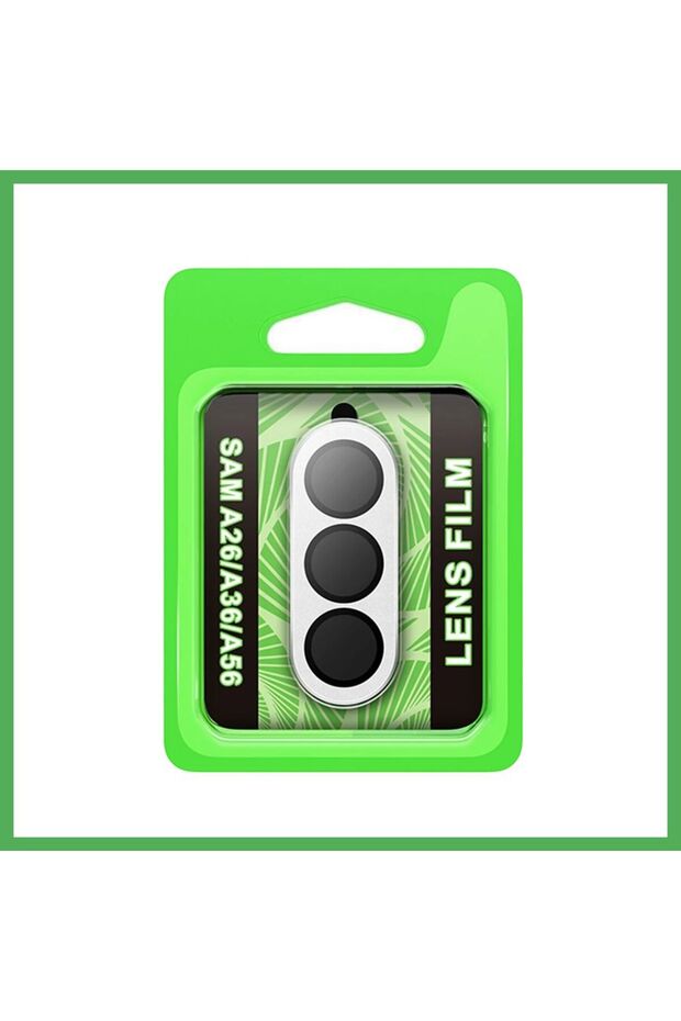 Samsung Galaxy A26 Compatible Raze Metal Camera Lens - Silver Bezoss
