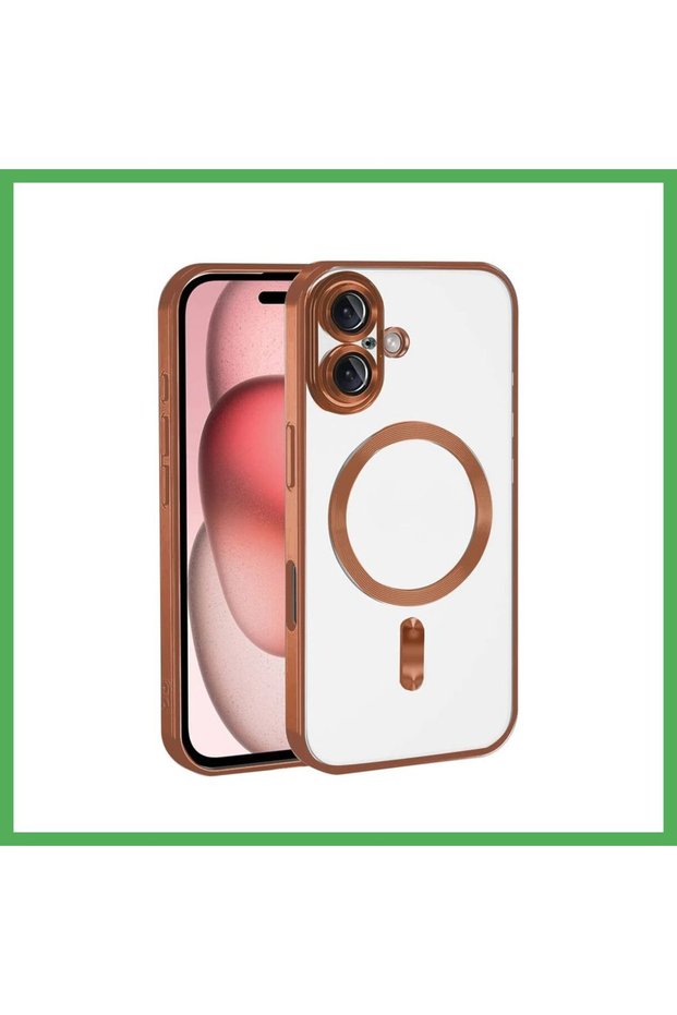 iPhone 17 Compatible Kross Magneticsafe Cover - Orange Bezoss
