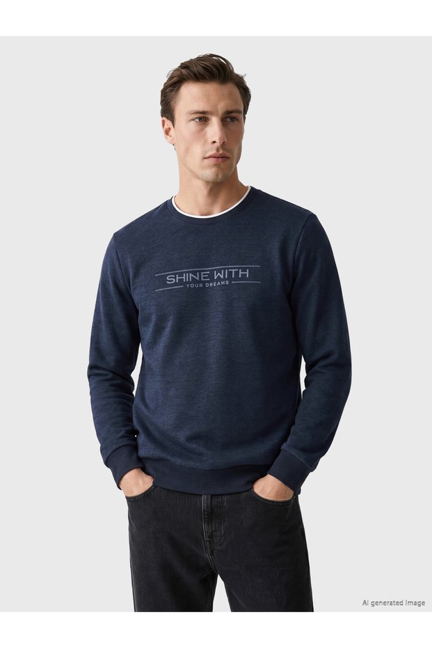 Timeless Clothing & Timeless Choices Zero Roba Collar Printed Men's Sweatshirt