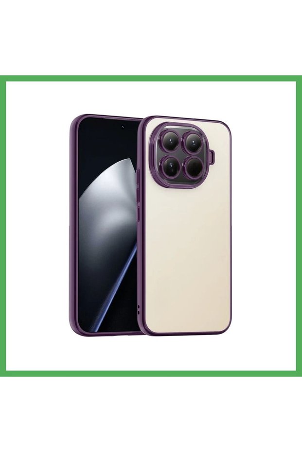 Mi 15t Pro Compatible Lens Silicone Case - Purple Bezoss