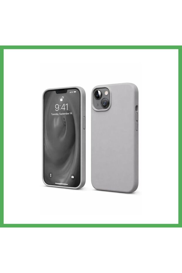 iPhone 14 Compatible Case First Silicone - Gray Bezoss