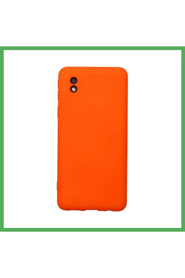 Samsung Galaxy A01 Core Compatible Case Nano Velvet Silicone - Orange Bezoss