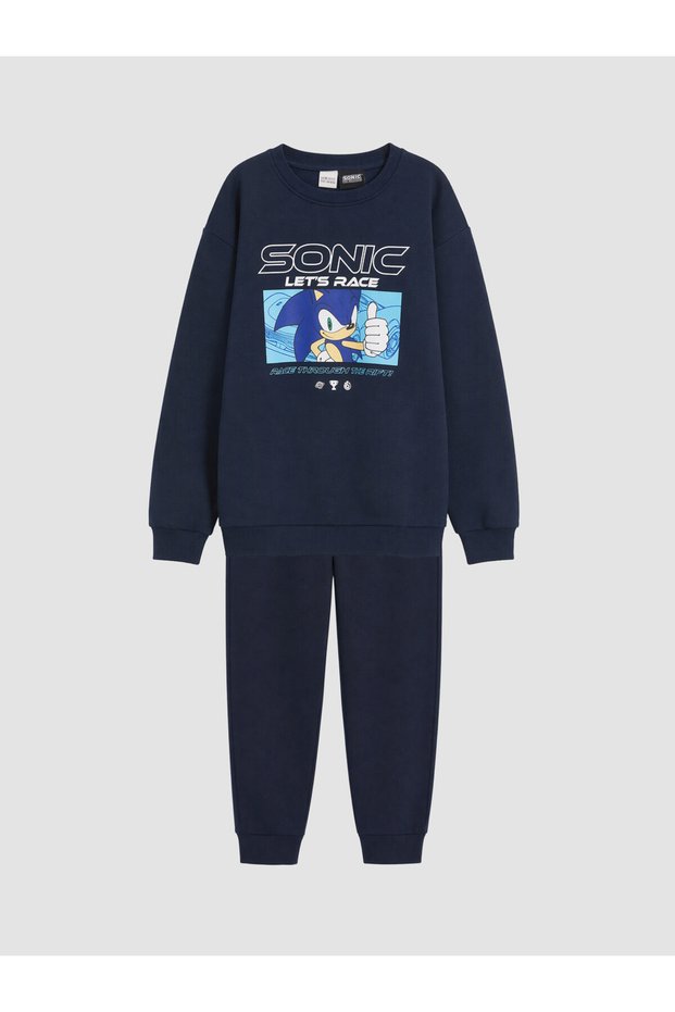 Quality Parts Sonic Printed Boys' Thick Tracksuit Set from Çelebi Store
