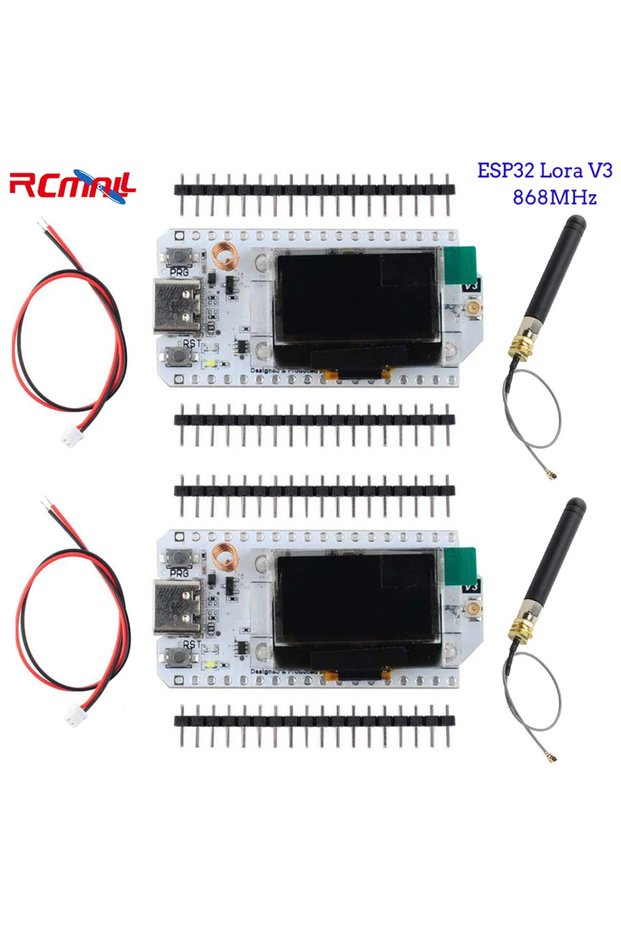 868MHz V3 2PCS Heltec LoRa32 V3 868MHz 915MHz Development Board SX1262 0.96 Inch OLED Display BT+WIF