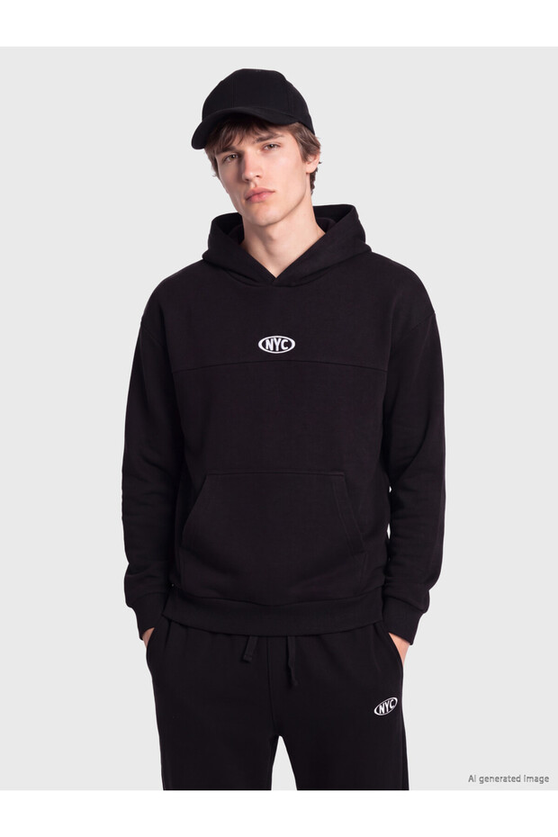 Esvab • Modern & Stylish Nyc Printed Men's Hoodie