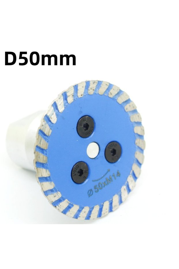 50mm 1 PC M14 Flange Diamond Cutting Disc 75mm 50mm 2 Inch Detachable Mini Carving Tool Blade for Gr