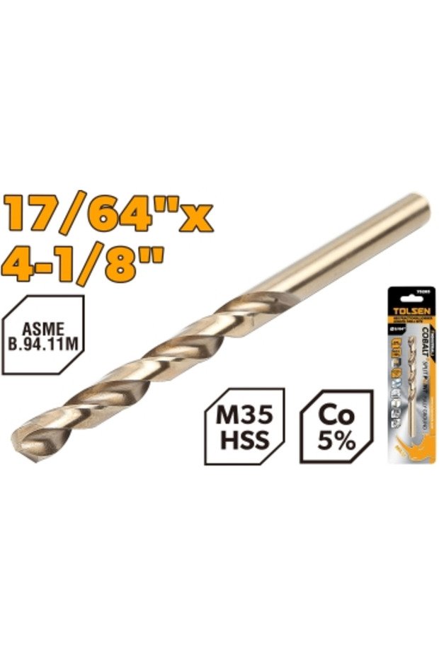 لقمة حفر HSS M35 مقاس 17/64 بوصة PK1