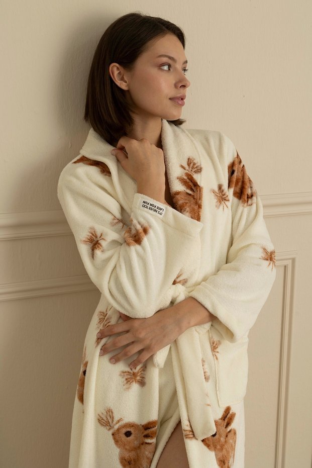 18283 Women's Long Dressing Gown