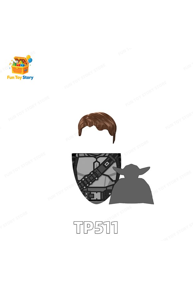 TP511 TP1063, Assembling building block dolls, collectible for TV enthusiasts, compatible with third