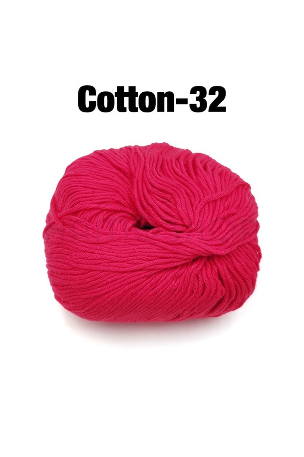 Color-32 1pc or 4pc 100% Pure Cotton Yarn 50g/Roll Soft Warm Crochet Knitting Thread for DIY Hats Gl
