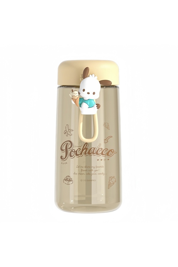 Pochacco 1pc 350ml Melody Cinnamoroll Mini Compact Pocket Cup Plastic Water Cup Portable Carrying Ro