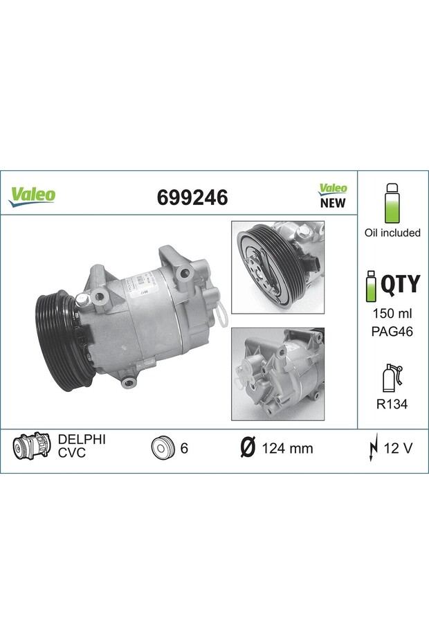 Compresor, climatizare 699246