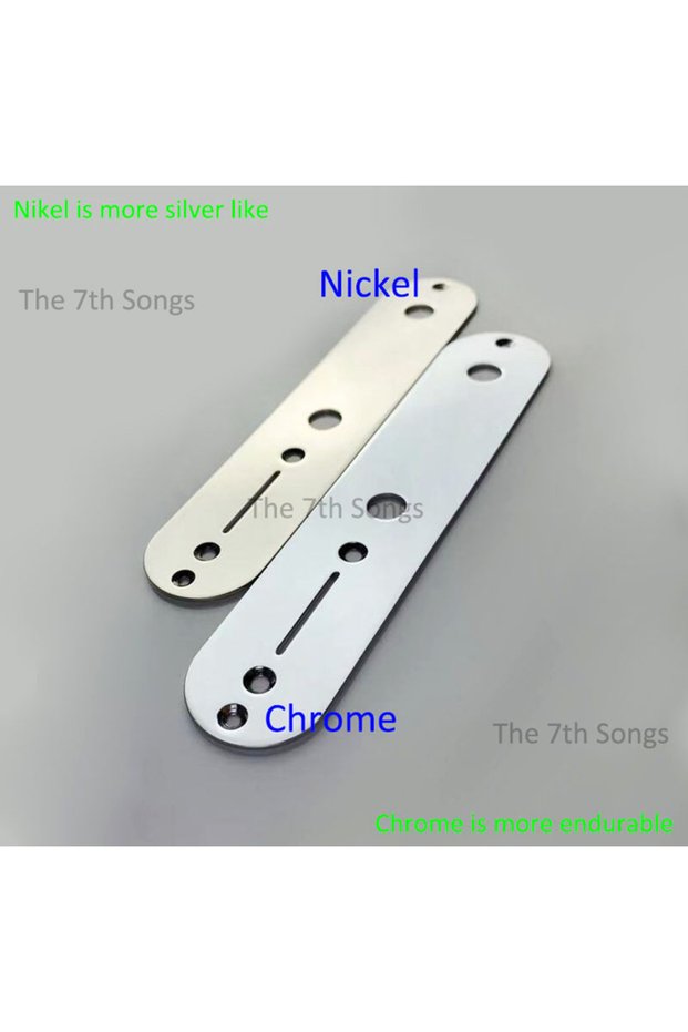 Chrome 1pcs Electric Guitar Control Plate For TL Guitar Chrome / Nickel / Gold / Black Nickel 1pcs