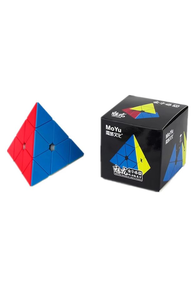 Magneitc Pyraminx MoYu Meilong Pyraminx V2 3x3x3 Pyramid Magic Cube MoFangJiaoShi 3x3 Carbon Fiber M