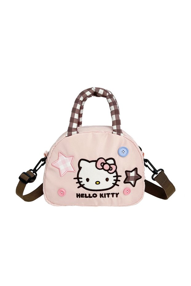 Pink Hello Kitty Cartoon Peripheral Women's Bag, Cute Shoulder Bag, Large Capacity Suitable for Dail