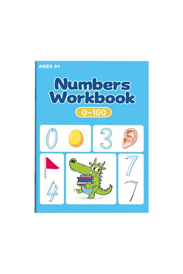 1Pc 48-Page Workbook Focusing on Numbers, Including Number Exercises from 0 to 100, Coloring Activit