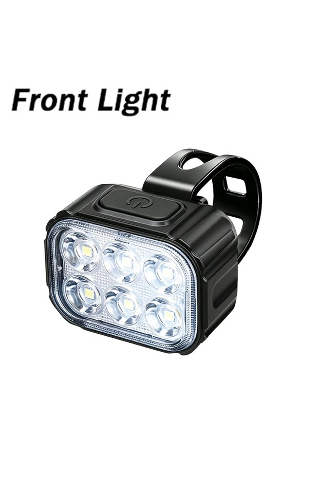Front Light A Rechargeable LED Bike Light,Multi-Mode Bicycle Headlight Taillight,Super Bright Cyclin