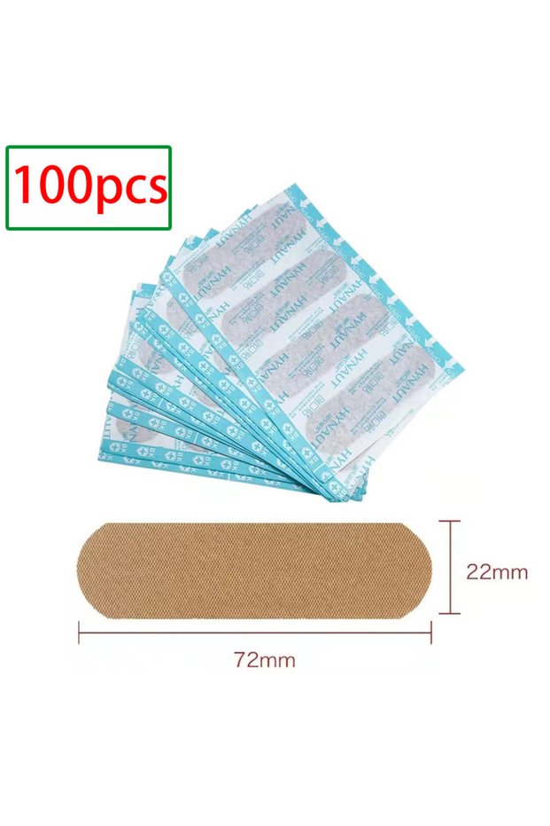 100pcs 100/200Pcs Large Elastic Band-Aid First Aid Kit Wound Adhesive Plaster Medical Bandages Stick