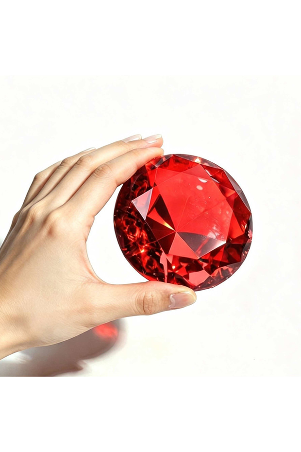 60MM Red Extra Big Acrylic Diamond Gems Stones 60MM Pirate Treasure Party Favors Wedding Decoration
