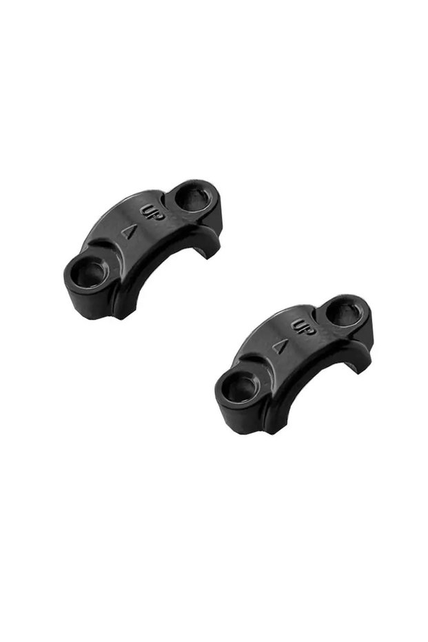 SMTJIT-HSJBlack1 0 7/8" 22mm Universal Lever Mirror Holder Brake/Clutch Master Cylinder Clamp Bracke