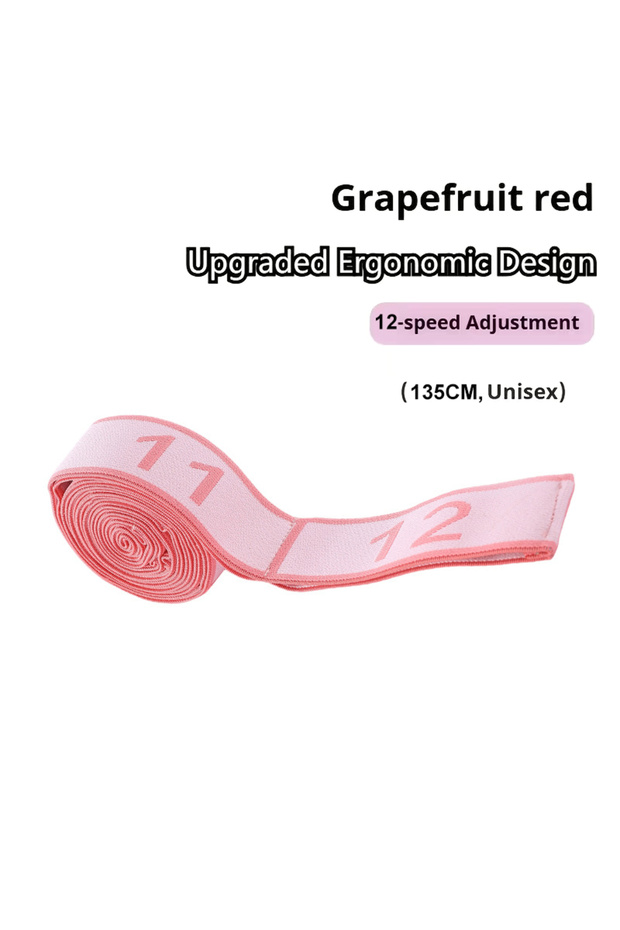 12-Loop Red 8/12 Loop Numbered Resistance Bands with Guide Purple Blue Pink Elastic Straps for Yoga