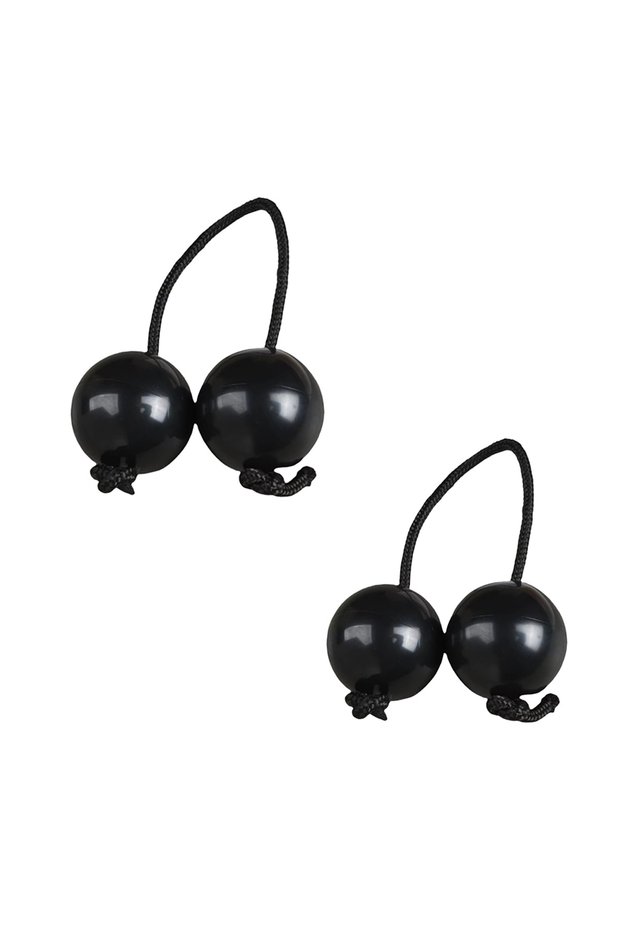 Black 2 Pairs Miwayer 2 Pairs Aslatua Shakers African Percussion Sand Egg Rhythm Musical Instruments