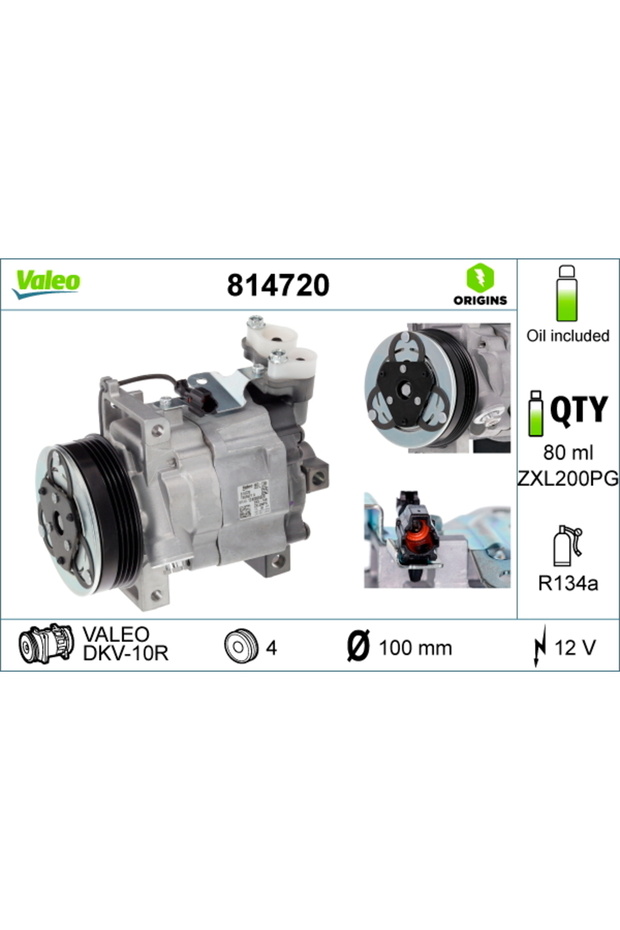 Compresor, climatizare 814720