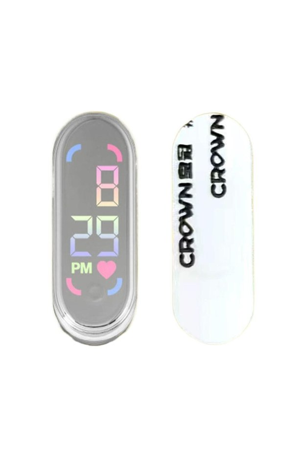 G Luminous Motorcycle Car Clock Auto Internal Stick-On Mini Sport Waterproof Watch Mechanics Led Clo