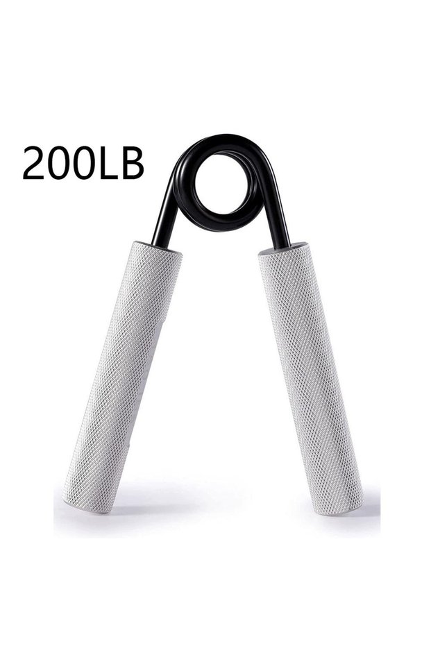 Silver-200LB Type A Metal Hand Grip Device for Muscle Recovery Fingertip Rehabilitation Wrist Grip D