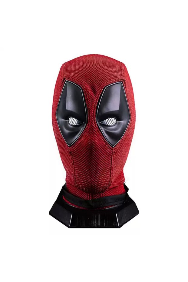 M 58cm Hot Deadpool Silicone Headset Knitted Mask Cosplay Props Anime Accessories Silicone Toys Hall