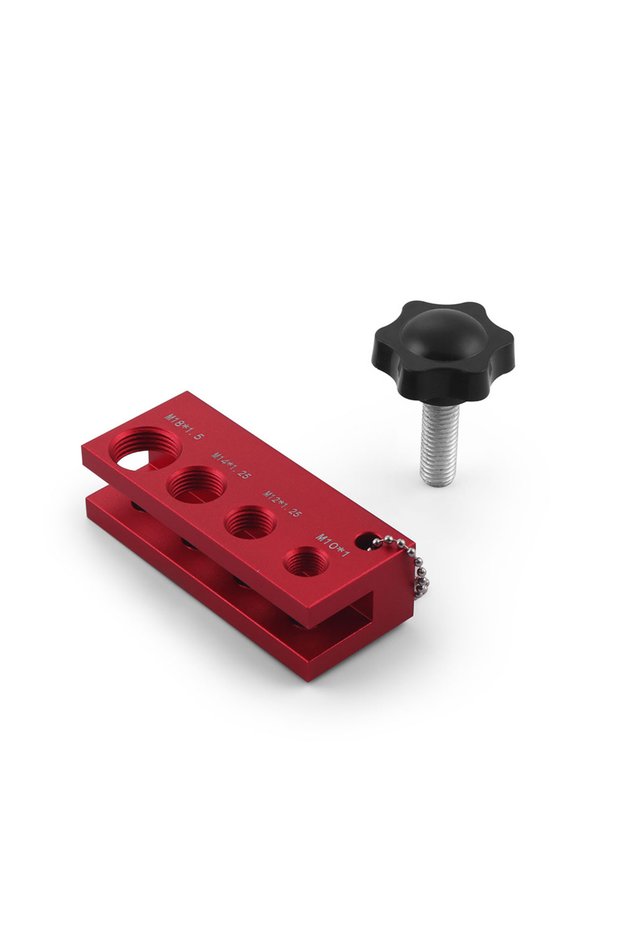 Only Gap Tool Red New Aluminum Spark Plug Gap Tool With 32 Blades Steel Feeler Gauge for M10*1,M14*1