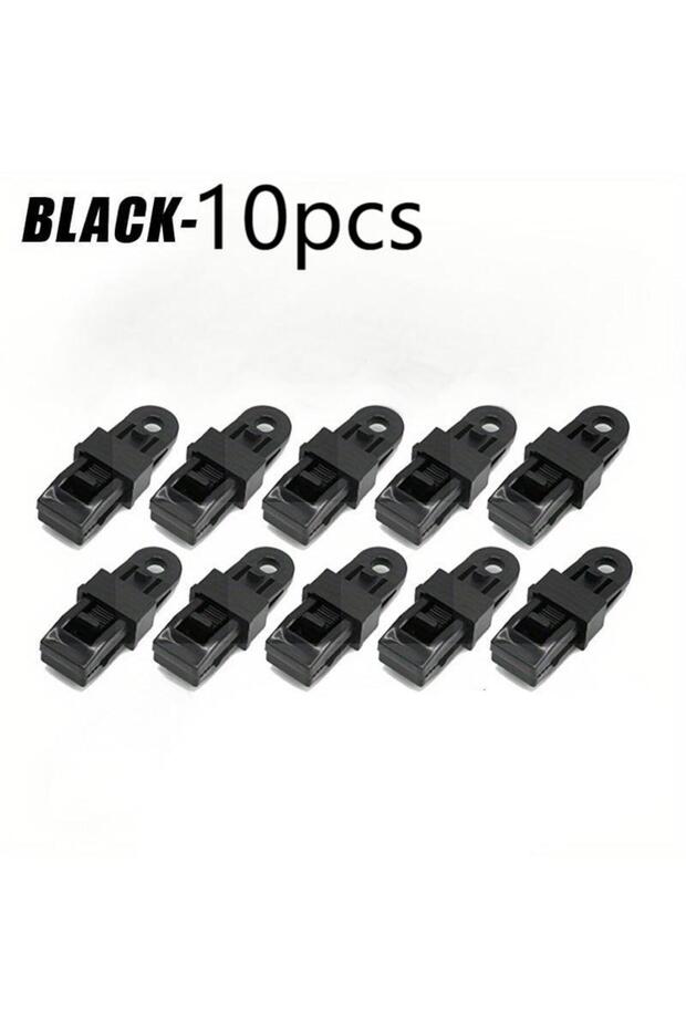 10pcs 10pcs Heavy-Duty Tent Clip, Suitable for Fixing Waterproof Cloth and Sunshade During Outdoor C